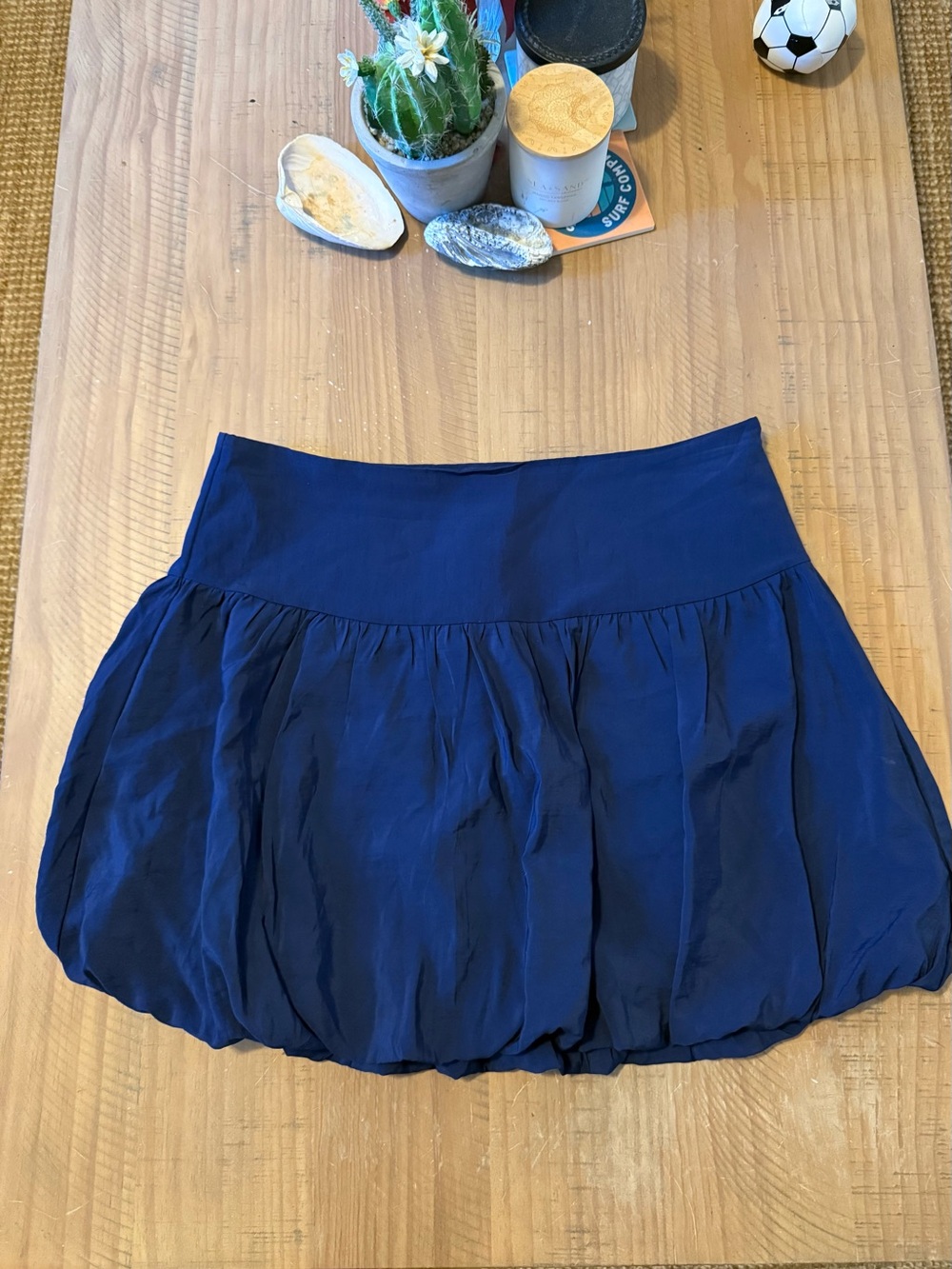 a new day Navy Bubble Mini Skirt